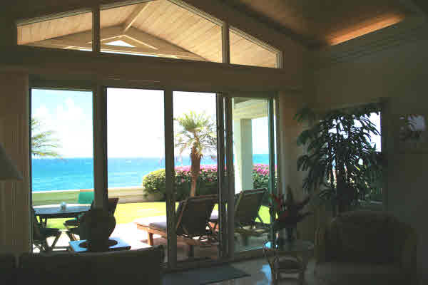 2574 Hoonani Road Koloa, HI 96756 - Photo 3 of 12 a view of living room with a large window and pool table
