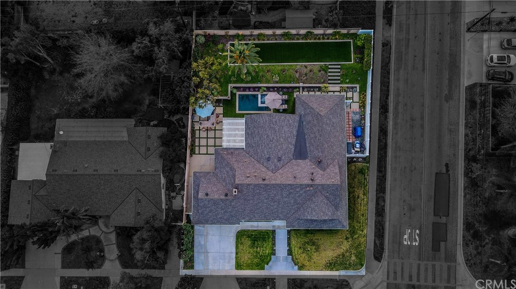 3213 Twilight Drive Fullerton, CA 92835 - Photo 36 of 47 an aerial view of a house with a yard