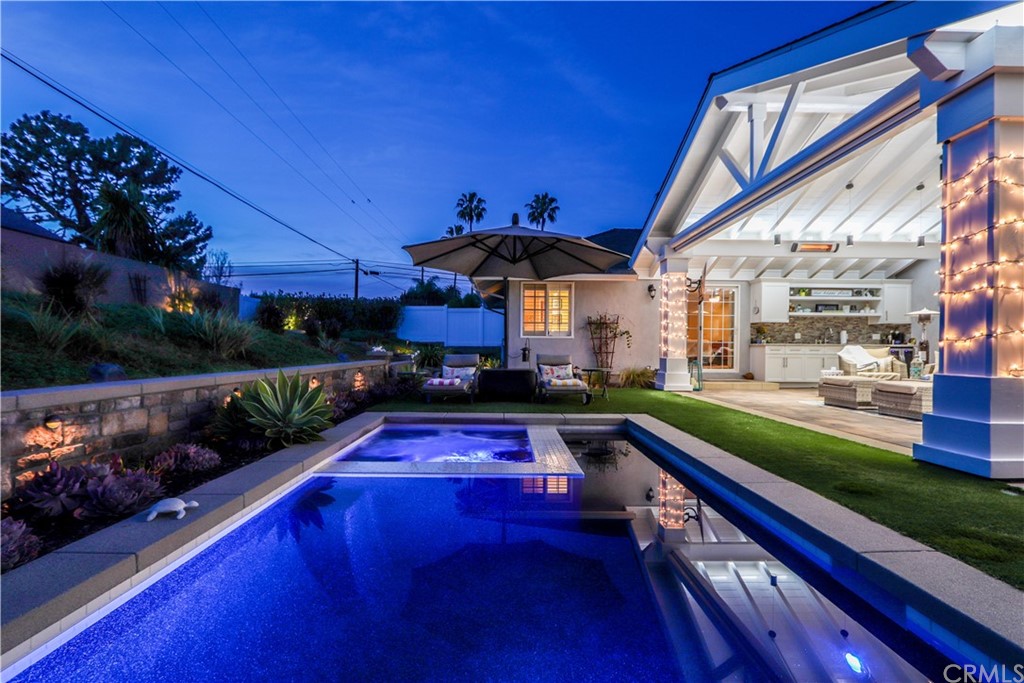 3213 Twilight Drive Fullerton, CA 92835 - Photo 43 of 47 a view of swimming pool with outdoor seating and plants