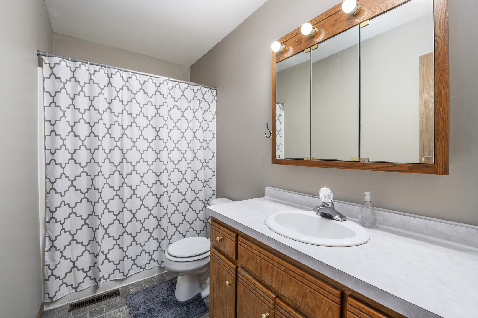 522 Hunters Run Coal City, IL 60416 - Photo 13 of 24 a bathroom with a sink toilet and a mirror