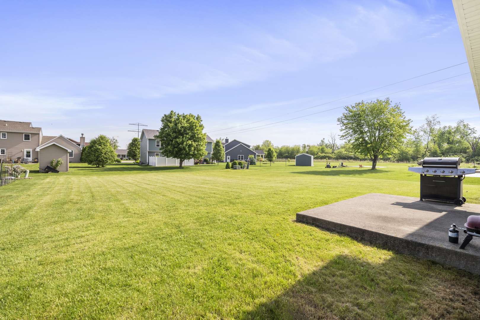 522 Hunters Run Coal City, IL 60416 - Photo 20 of 24 a view of a lake with a yard