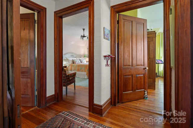 a view of a bathroom with a glass door