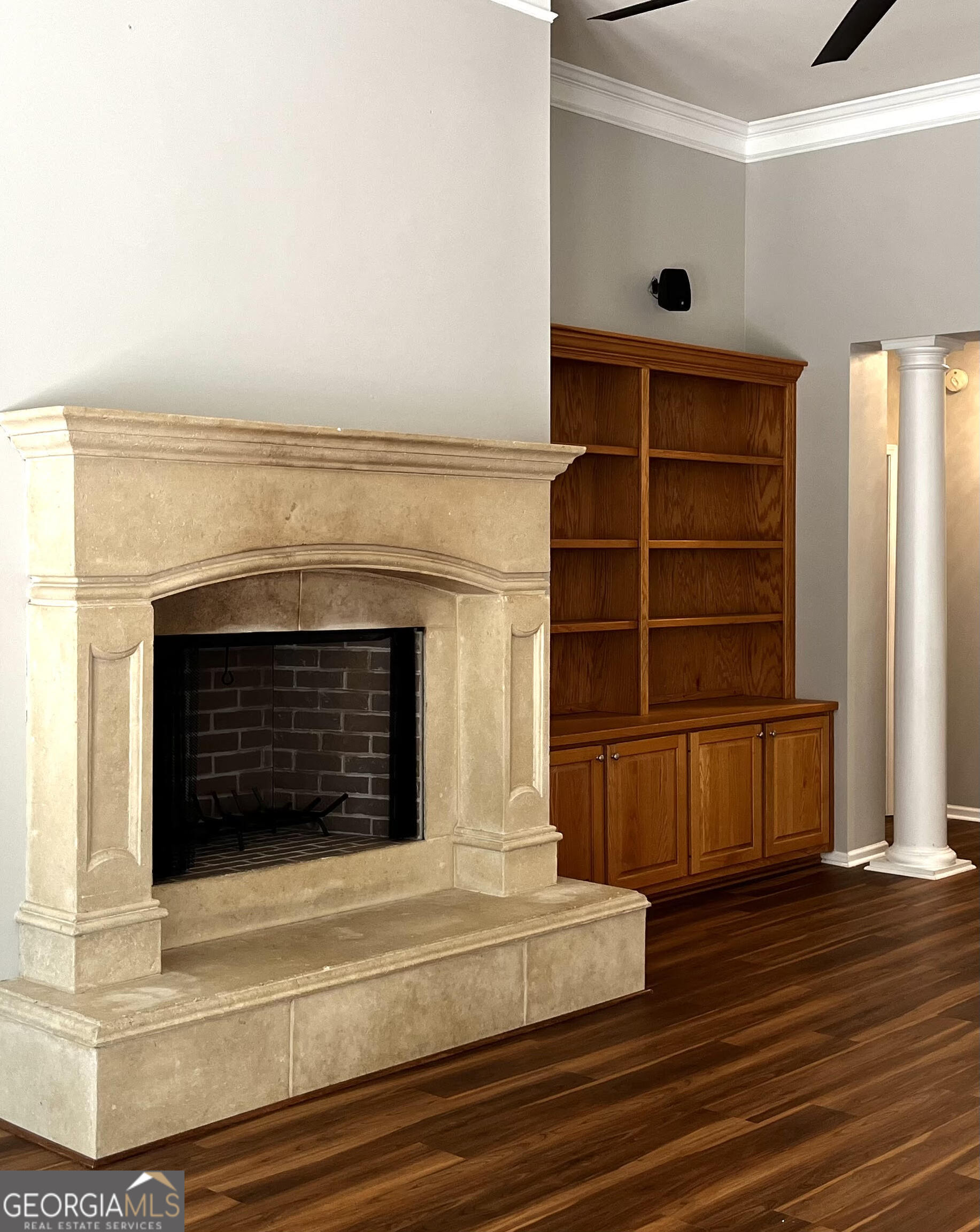 779 Appian Way Statham, GA 30666 - Photo 11 of 29 a view of fireplace and wooden floor
