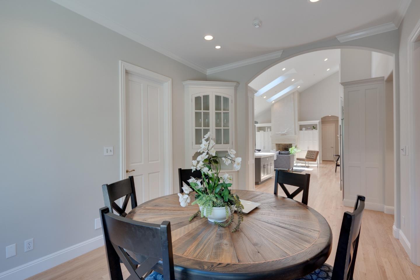 1230 Avondale Road Hillsborough, CA 94010 - Photo 19 of 73 a view of a dining room with furniture