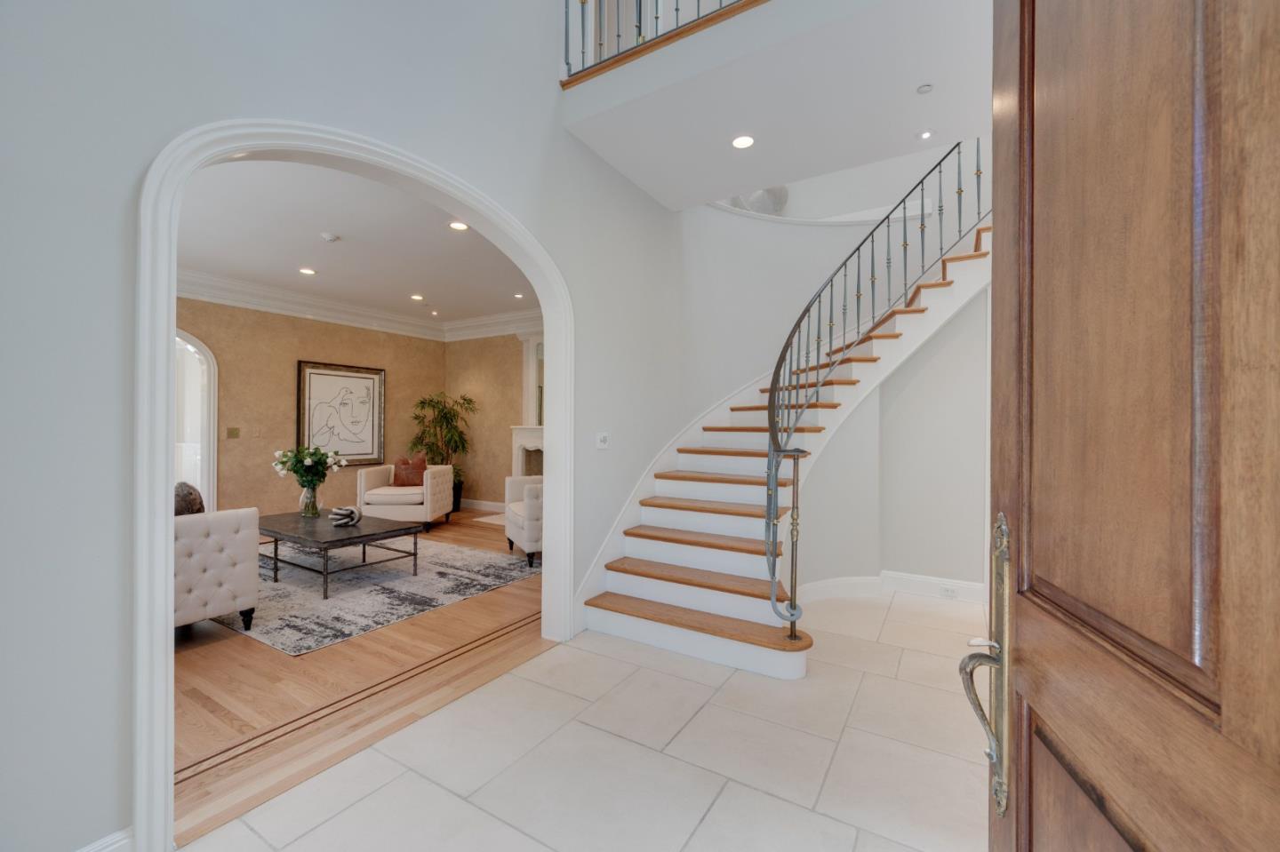 1230 Avondale Road Hillsborough, CA 94010 - Photo 2 of 73 a view of entryway and hall