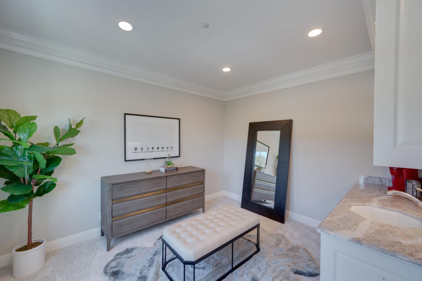 1230 Avondale Road Hillsborough, CA 94010 - Photo 28 of 73 a living room with furniture and a potted plant