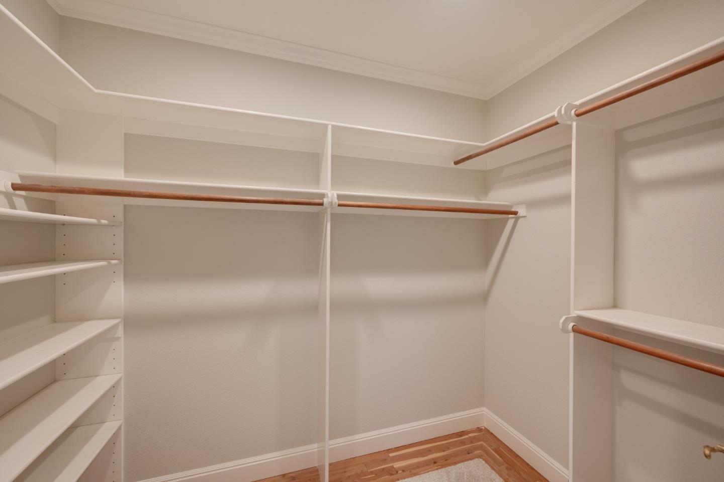 1230 Avondale Road Hillsborough, CA 94010 - Photo 30 of 73 a view of an empty walk in closet