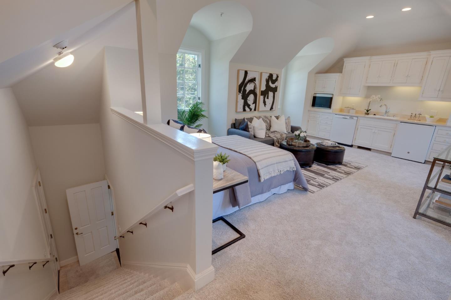 1230 Avondale Road Hillsborough, CA 94010 - Photo 49 of 73 a living room with furniture and a wooden floor