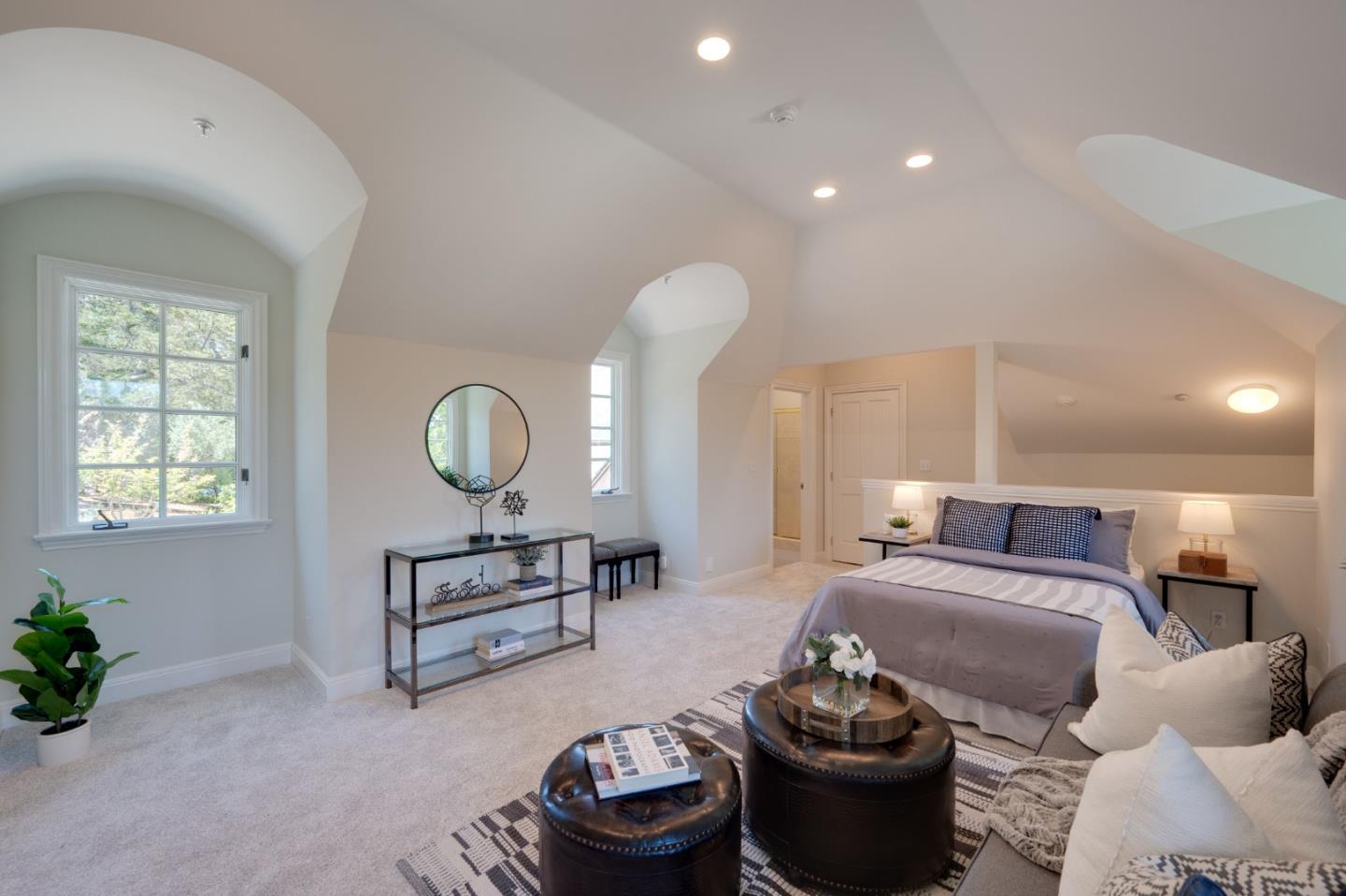 1230 Avondale Road Hillsborough, CA 94010 - Photo 51 of 73 a living room with furniture and a potted plant