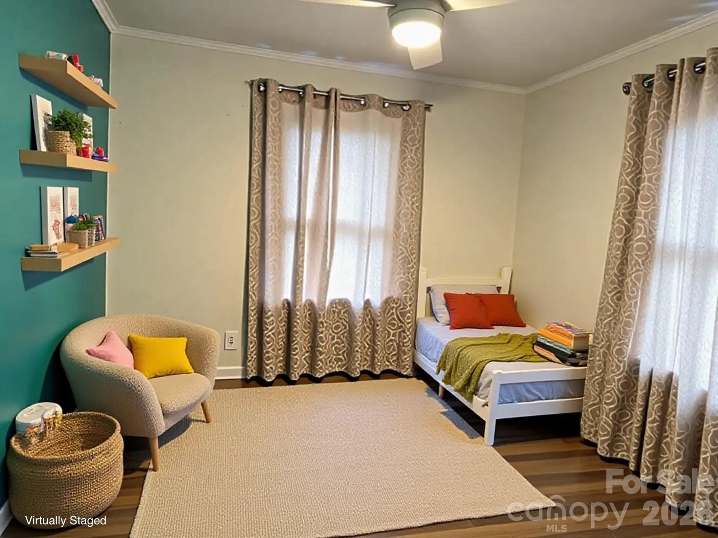 161 Walker Lake Road Forest City, NC 28043 - Photo 16 of 21 a bedroom with a bed and a painting on the wall