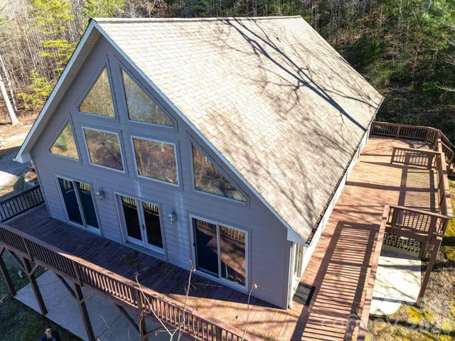 a backyard of a house