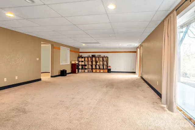 a view of a bathroom from a hallway