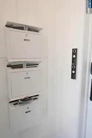 a room with storage and utility racks