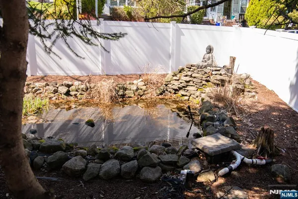 a backyard of a house