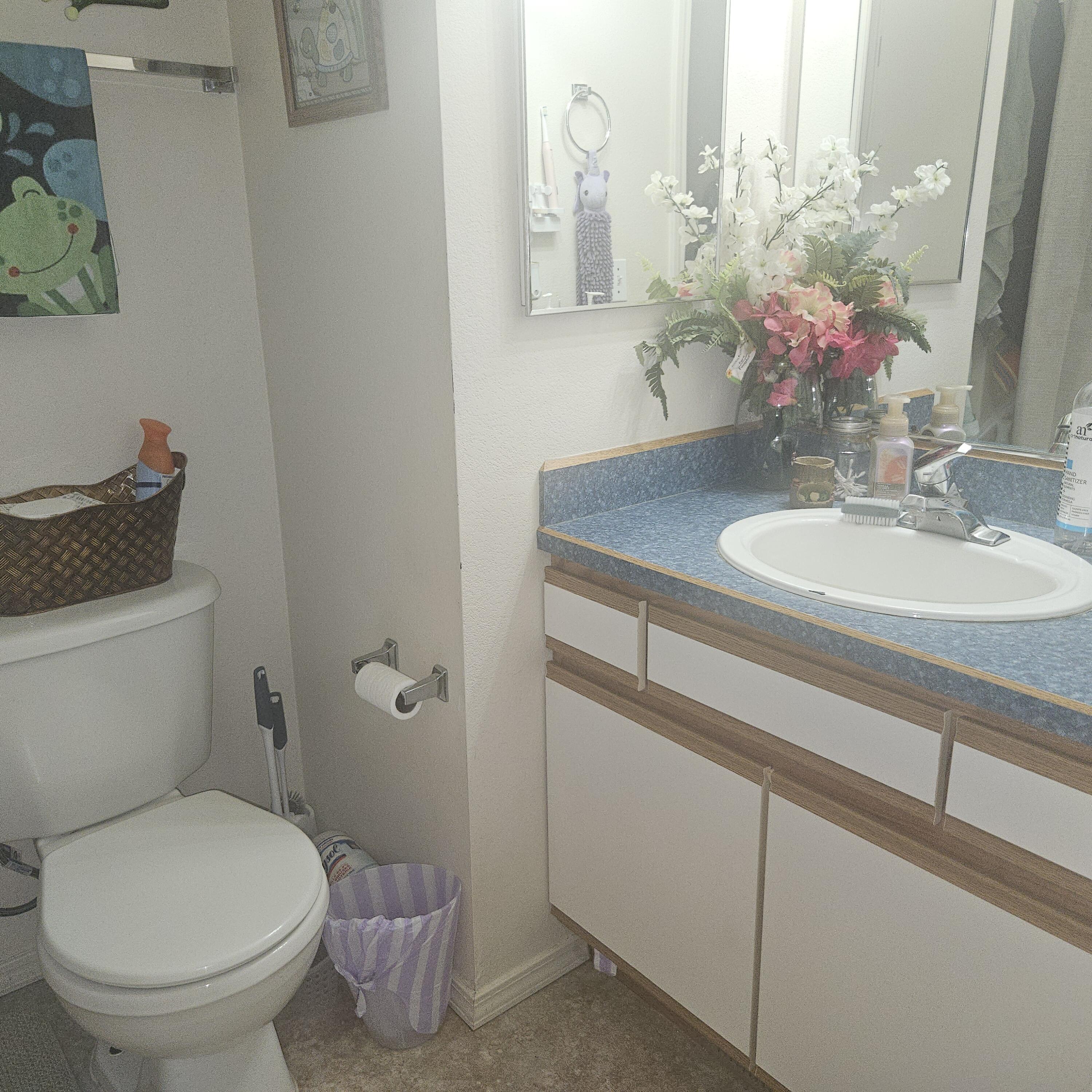 569 Northeast Negus Loop Redmond, OR 97756 - Photo 32 of 32 a bathroom with a sink toilet and a mirror