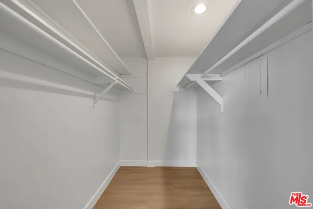 a view of room with walk in closet