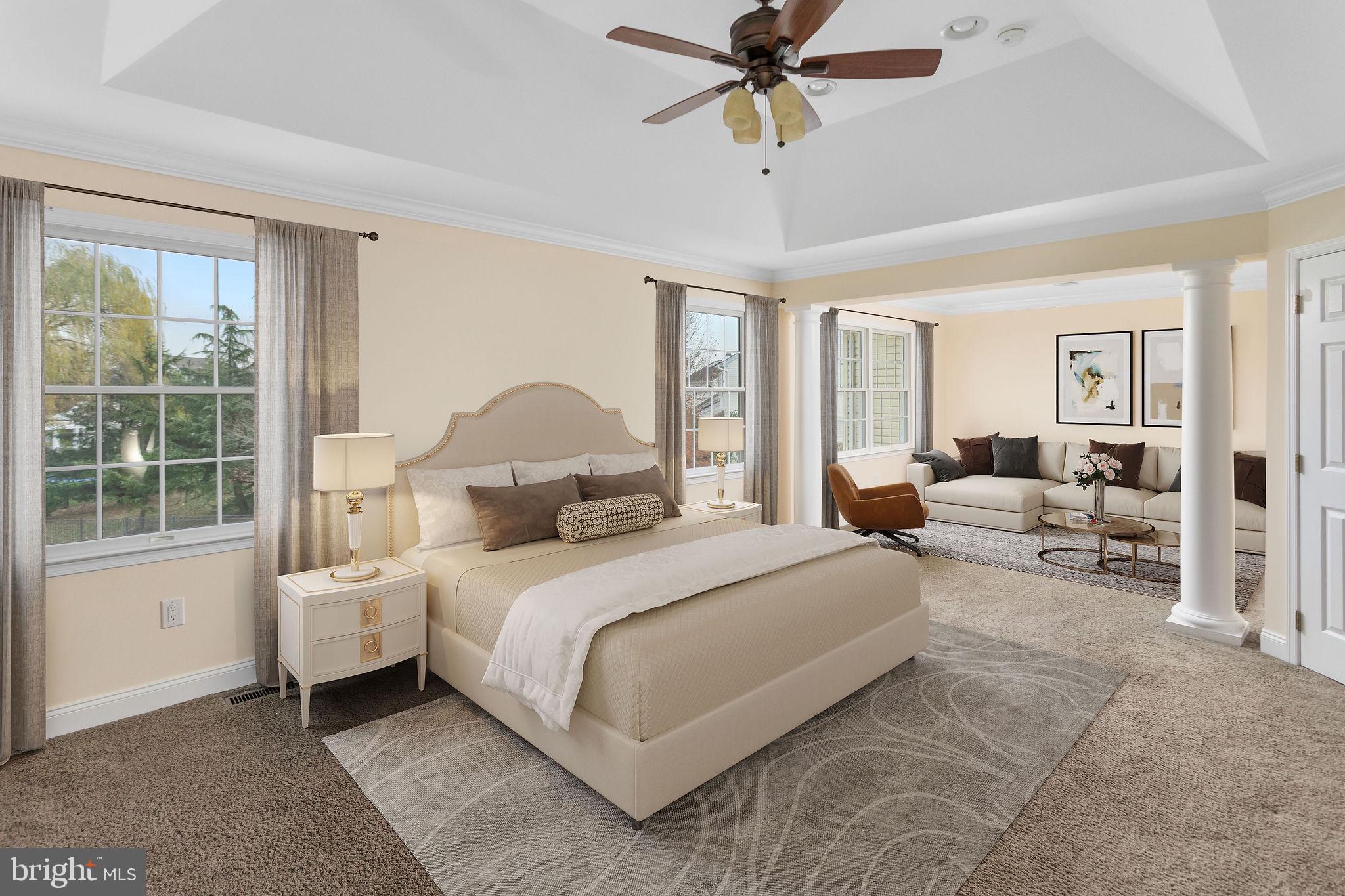 2 Thorn Lane Chesterfield, NJ 08515 - Photo 21 of 47 Serene master suite with cozy elegance.