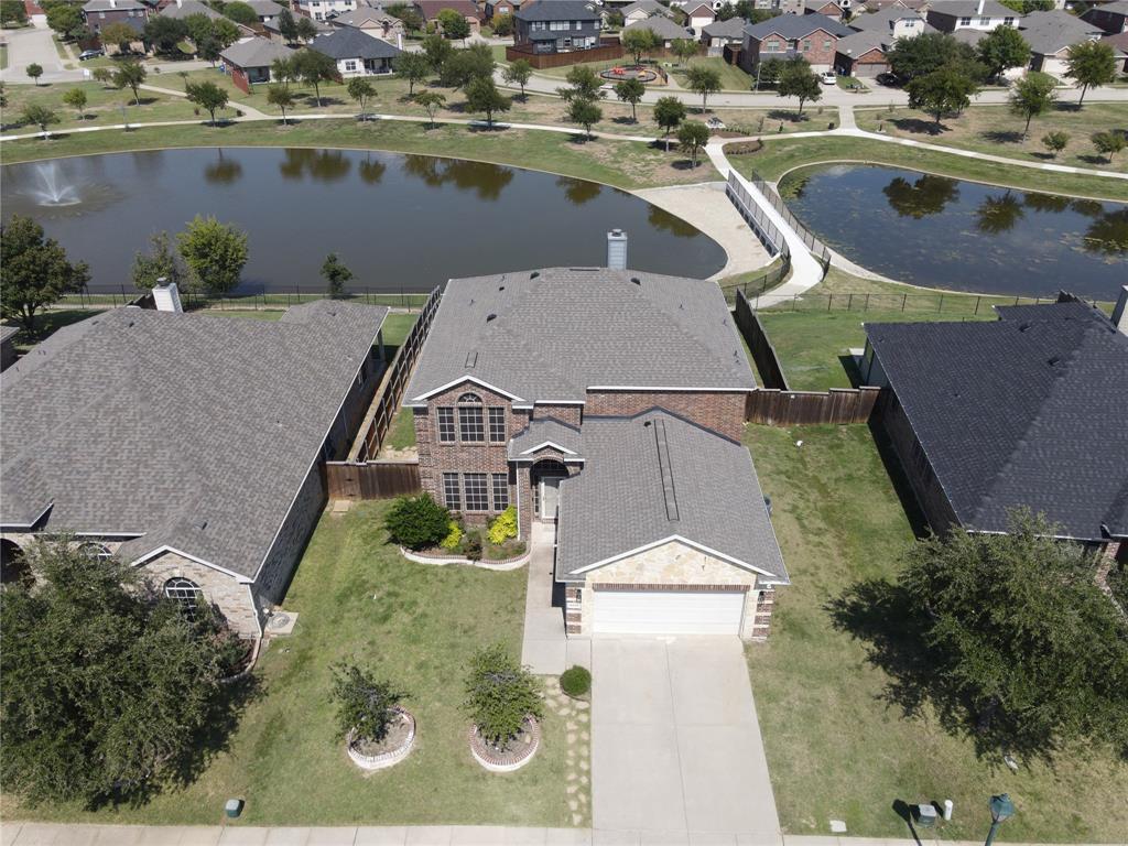 14904 Riverside Drive Little Elm, TX 75068 - Photo 28 of 28 an aerial view of a house with a yard