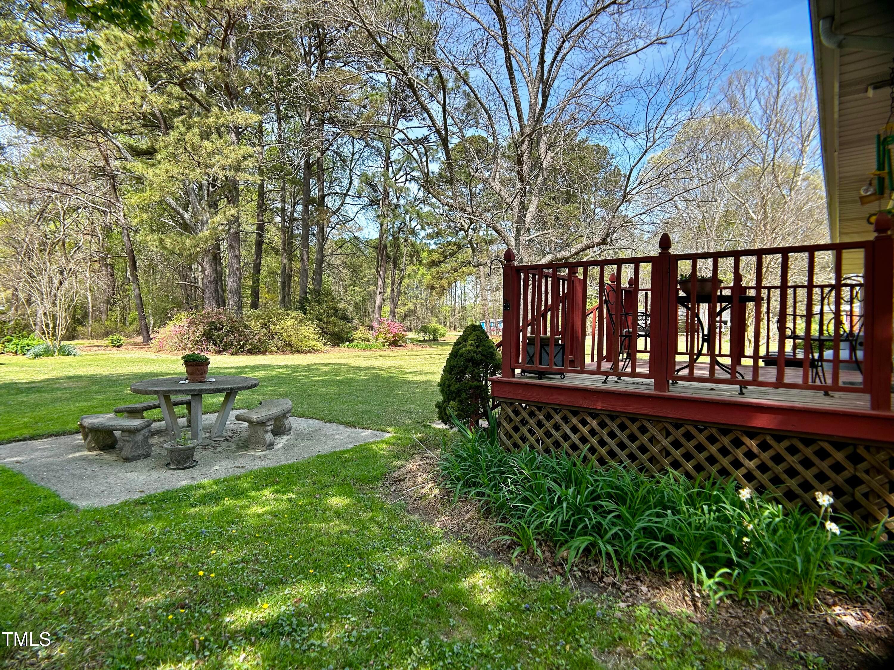 2981 Barber Mill Road Clayton, NC 27520 - Photo 22 of 28 a garden view with a seating space