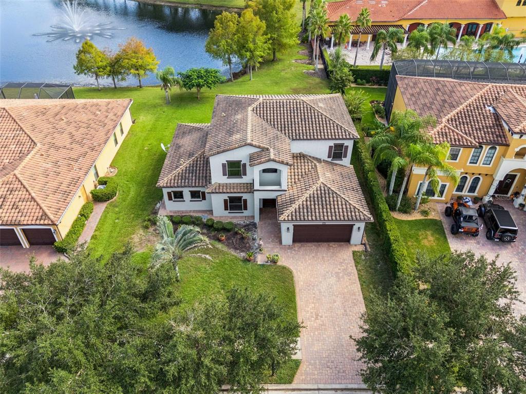 127 Verde Way DeBary, FL 32713 - Photo 39 of 83 an aerial view of a house with garden space and a patio