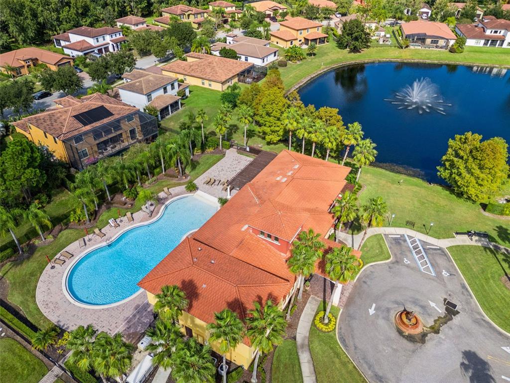 127 Verde Way DeBary, FL 32713 - Photo 47 of 77 an aerial view of a house with a swimming pool