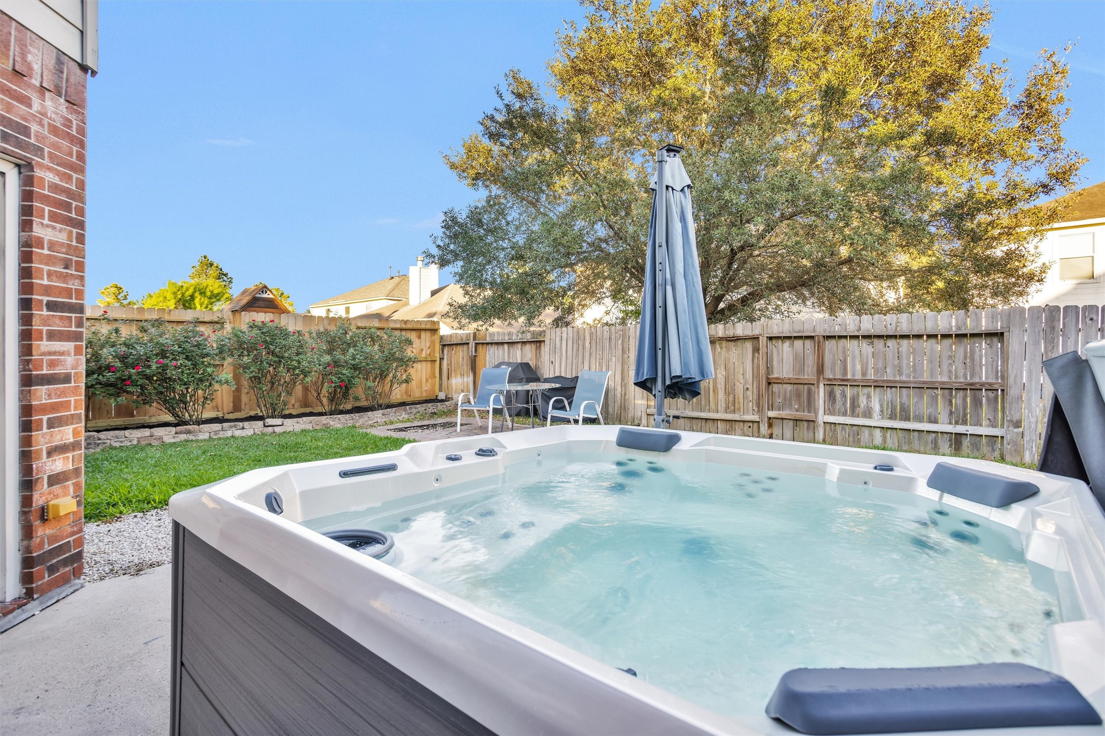 30110 Legends Ridge Drive Spring, TX 77386 - Photo 46 of 49 a view of a house with backyard and sitting area