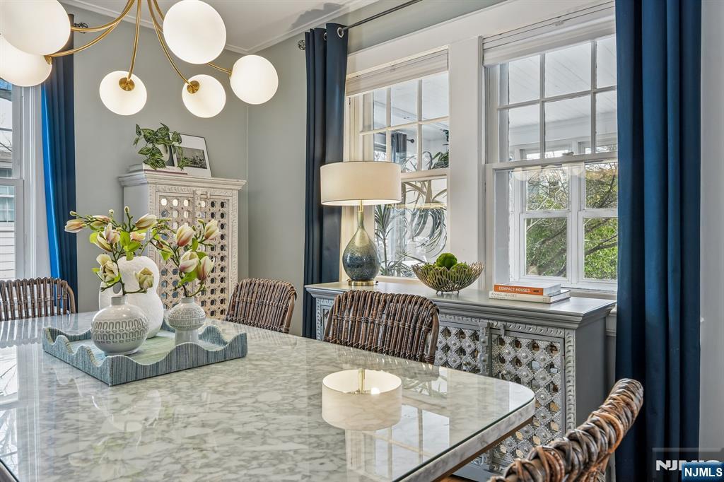 31 Nassau Road Montclair, NJ 07043 - Photo 11 of 33 a view of a dining room with furniture window and wooden floor