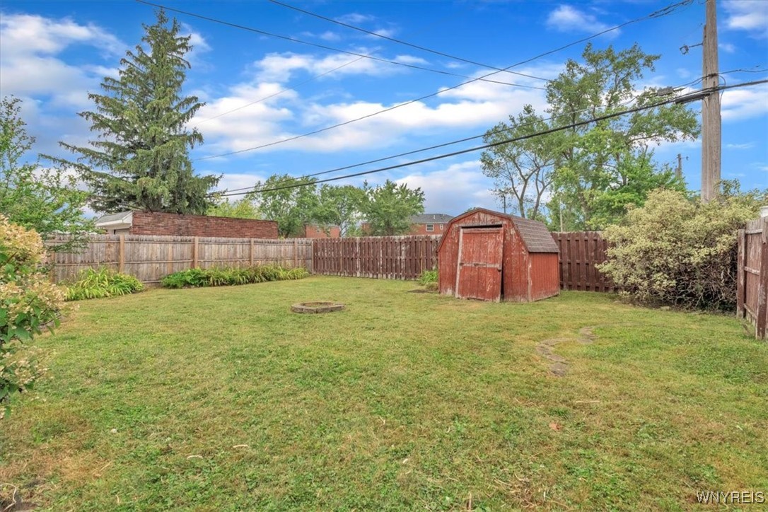 28 Cedar Road Cheektowaga, NY 14215 - Photo 34 of 43 There is a firepit in the rear yard