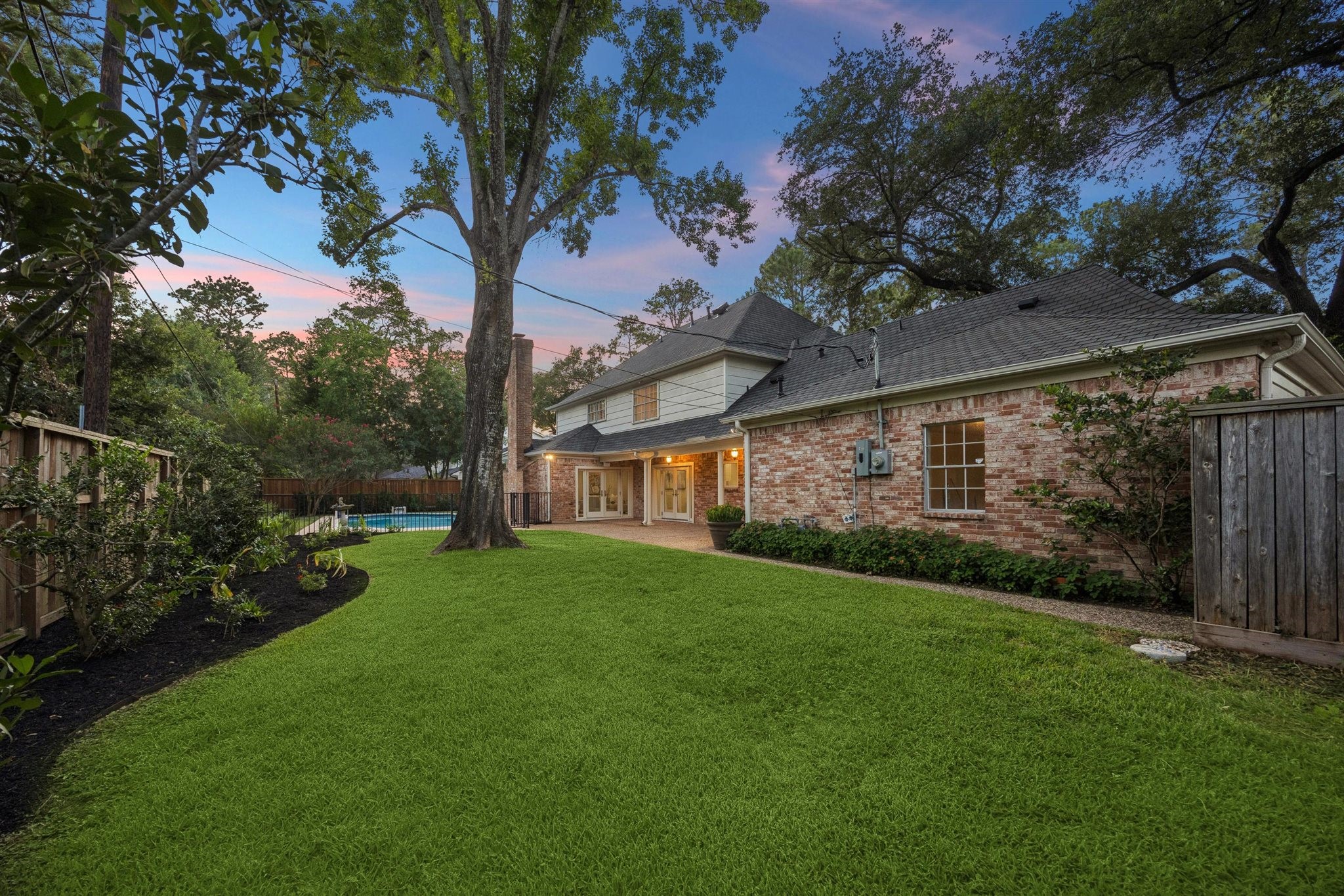 11903 Stoney Ridge Lane Houston, TX 77024 - Photo 34 of 44 Large backyard plus a pool