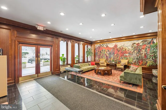 a very nice looking room with a large window