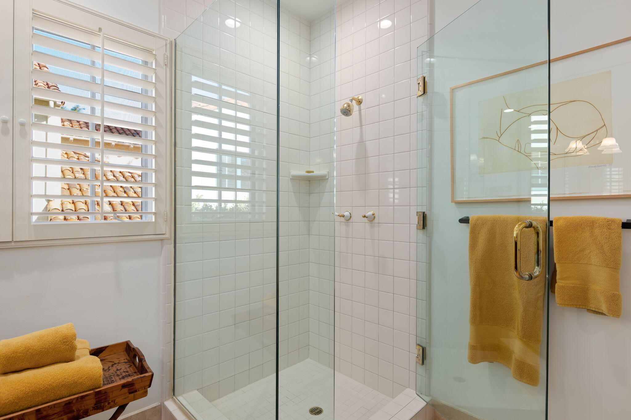 71 Olive Mill Road Montecito, CA 93108 - Photo 23 of 30 a bathroom with a shower