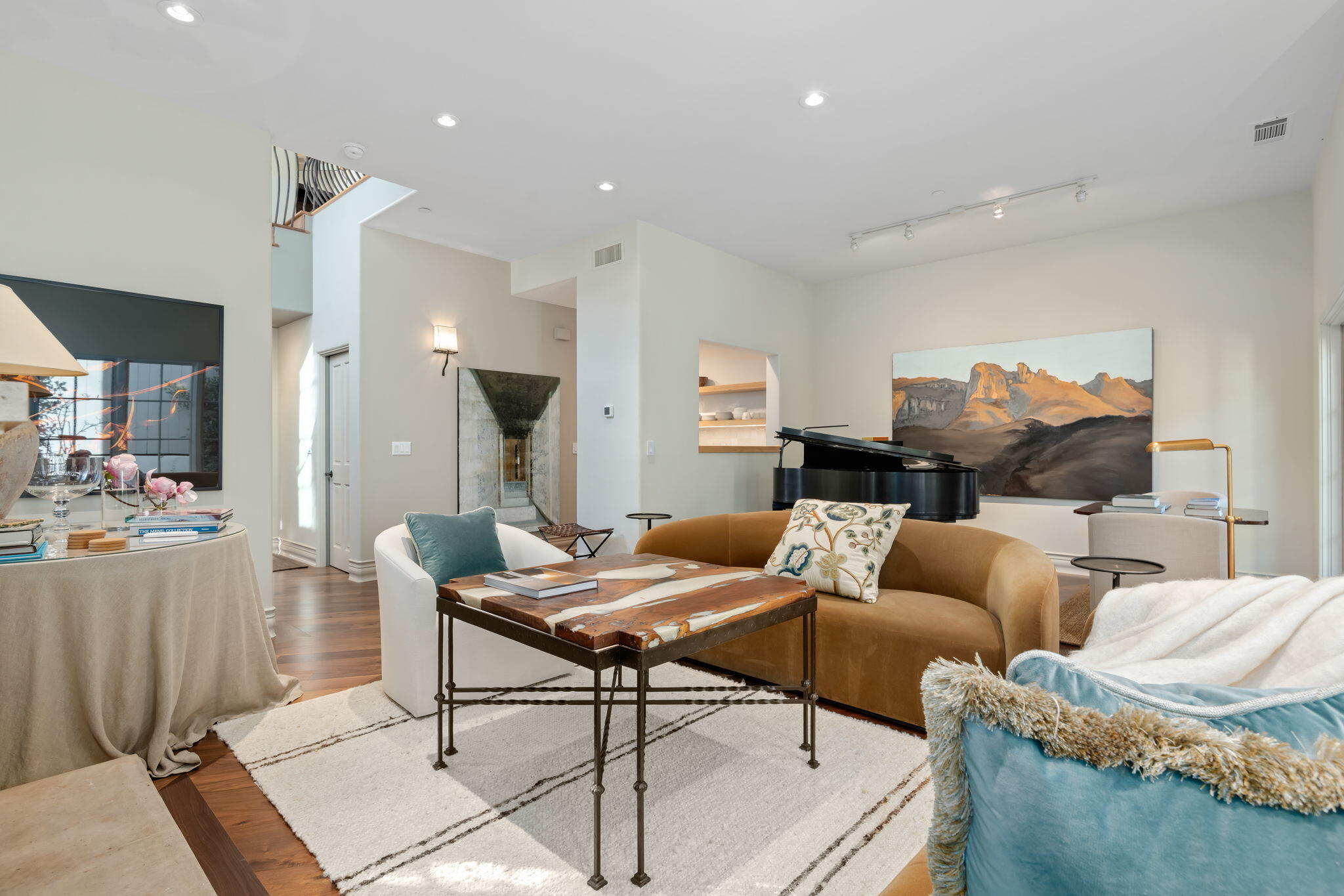 71 Olive Mill Road Montecito, CA 93108 - Photo 7 of 30 a living room with furniture and a table