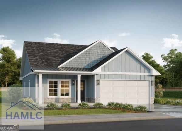 front view of a house and a yard