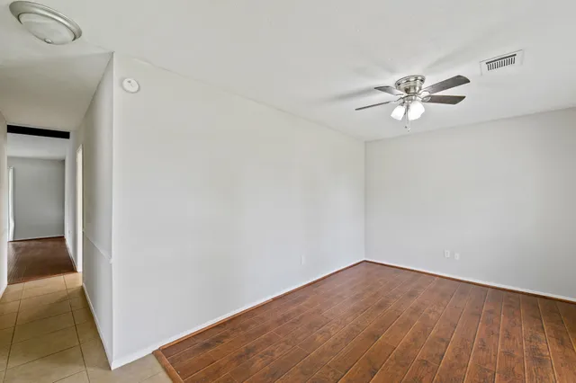wooden floor in an empty room