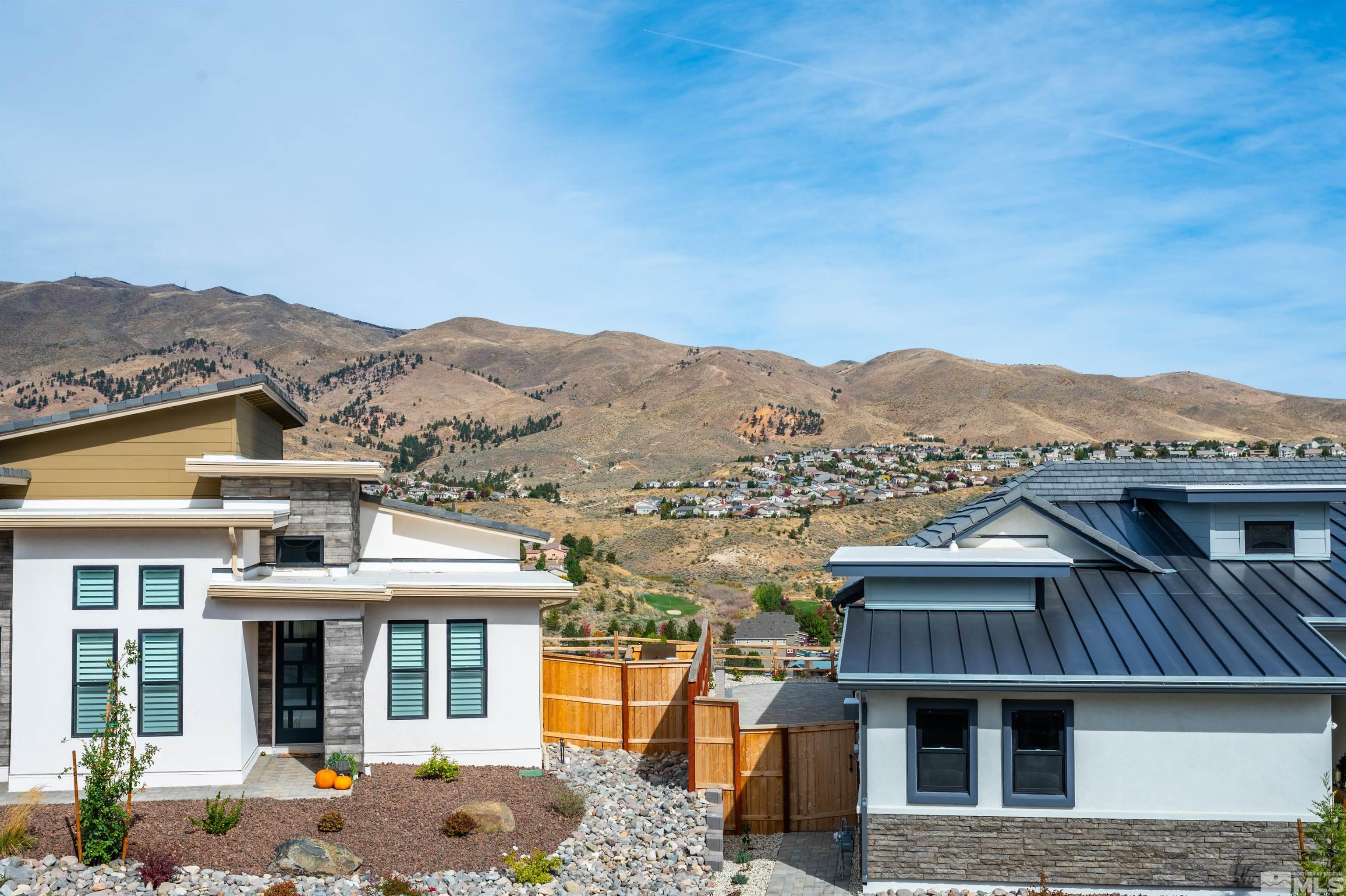 1592 River Hill Way, Unit HOMESITE 16 Reno, NV 89523 - Photo 32 of 35 an aerial view of a house with a terrace view