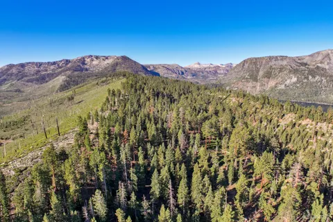 a view of mountain with lake