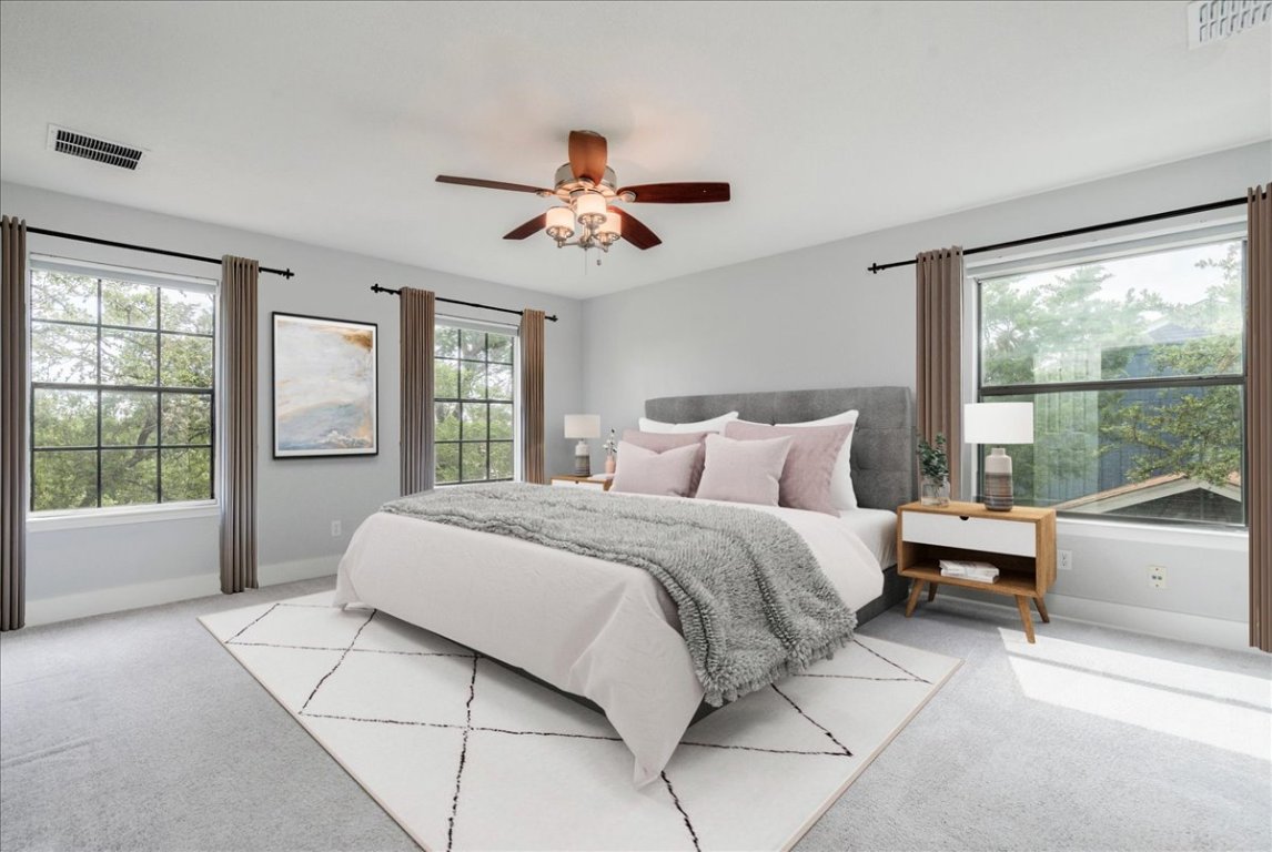 6309 Colina Lane Austin, TX 78759 - Photo 15 of 29 Large primary bedroom with tons of natural light.
