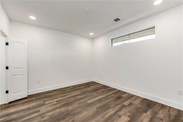 a view of empty room