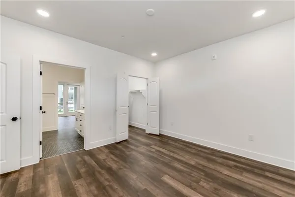 a view of empty room