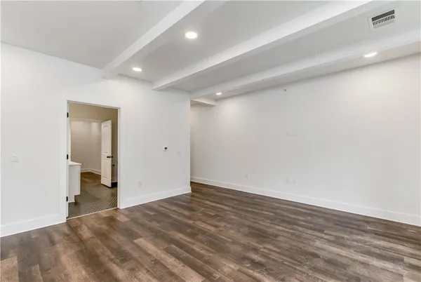 a view of empty room