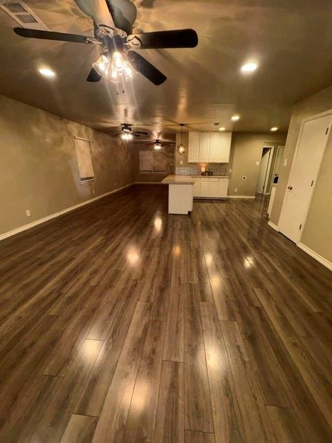 987 Radecke Road Krum, TX 76249 - Photo 22 of 22 Open floorplan. Living room and dining room.