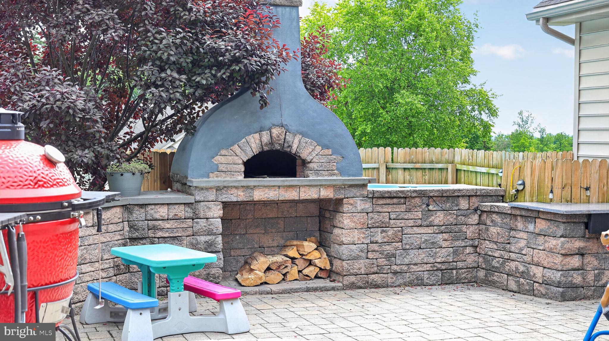 5325 Hammond Road New Holland, PA 17557 - Photo 40 of 73 Charming outdoor pizza oven retreat.