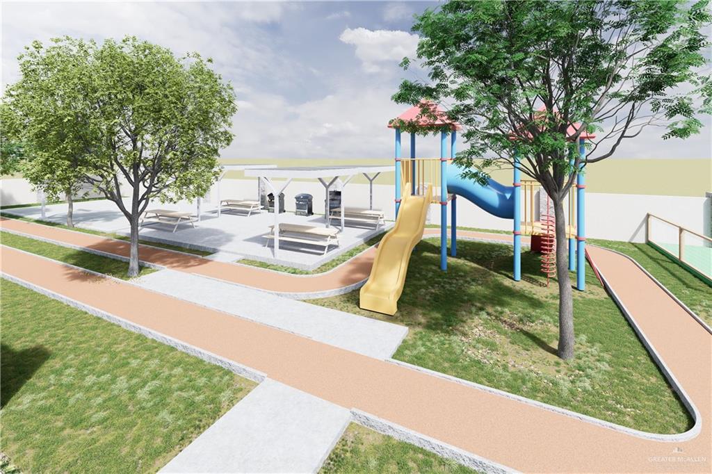 4217 Hummingbird Avenue McAllen, TX 78504 - Photo 9 of 15 Community playground with a lawn-"Virtually Staged, AI & Architectural Render Image"