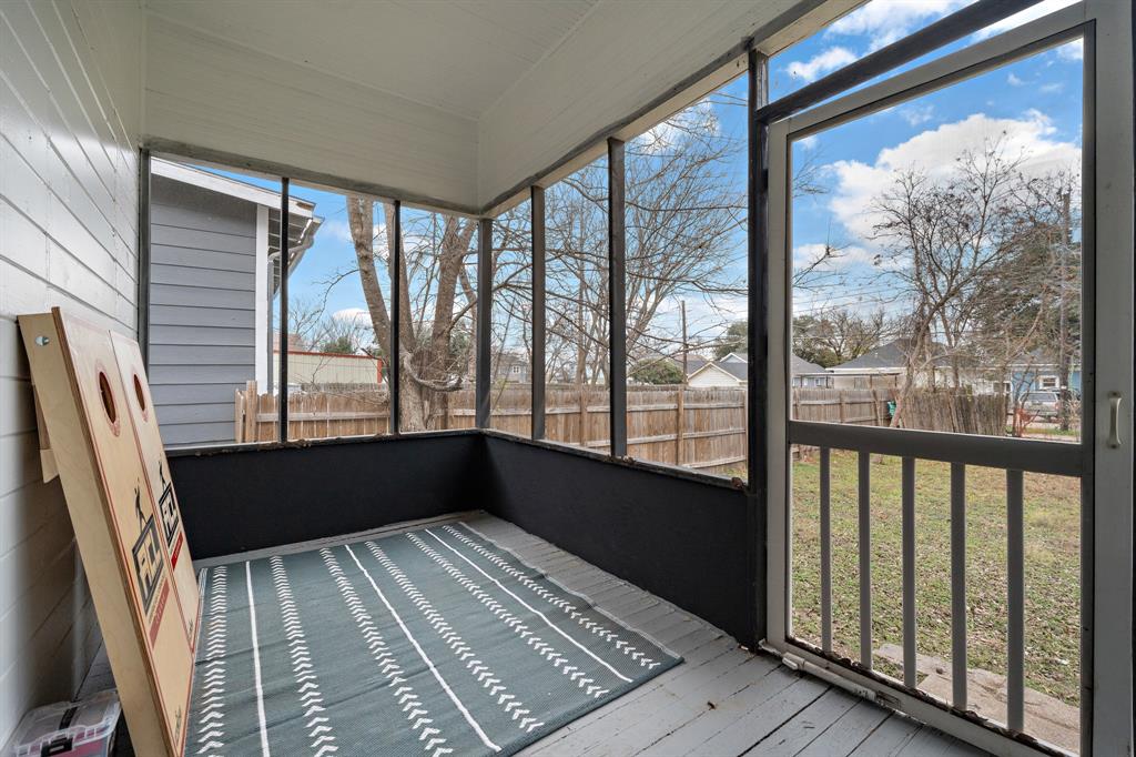 1916 Mitchell Avenue Waco, TX 76708 - Photo 11 of 32 a view of a balcony with wooden floor