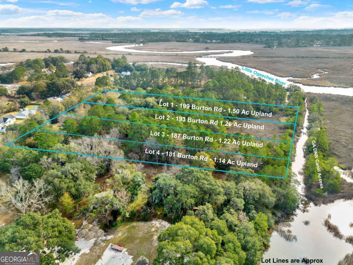 181-199 Burton Road Savannah, GA 31405 - Photo 10 of 34 a view of lake with a yard