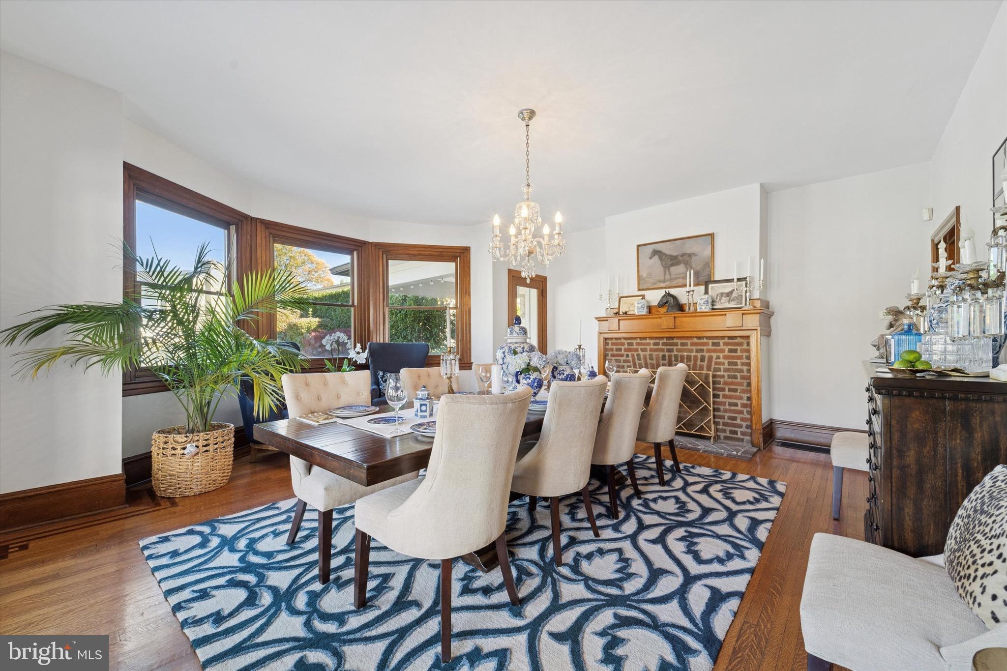204 East Manoa Road Havertown, PA 19083 - Photo 16 of 80 a view of a dining room with furniture window and wooden floor