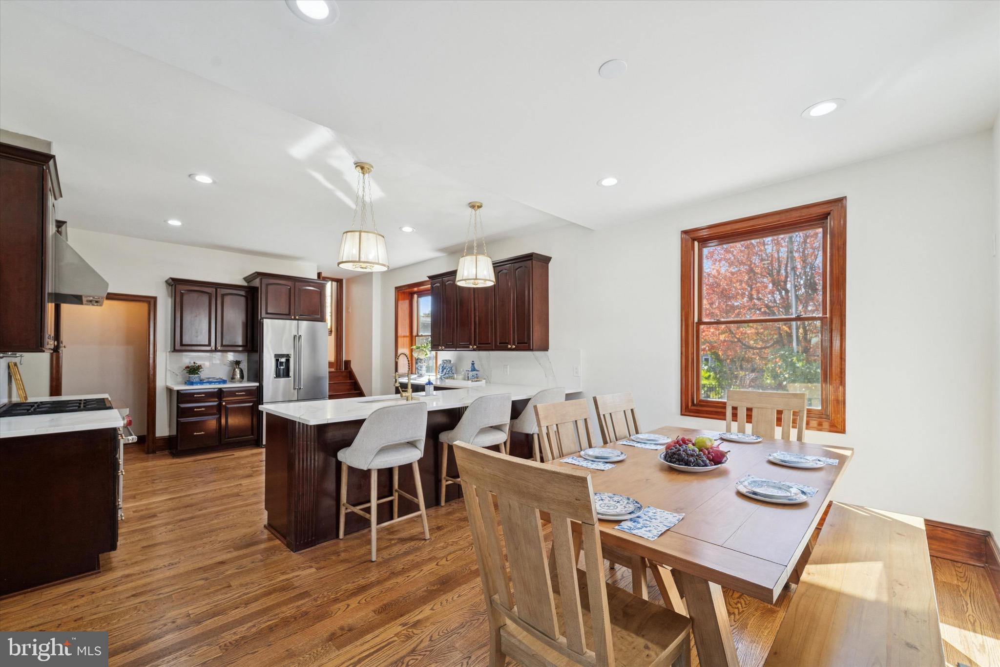 204 East Manoa Road Havertown, PA 19083 - Photo 21 of 80 a view of a dining room with furniture window and wooden floor