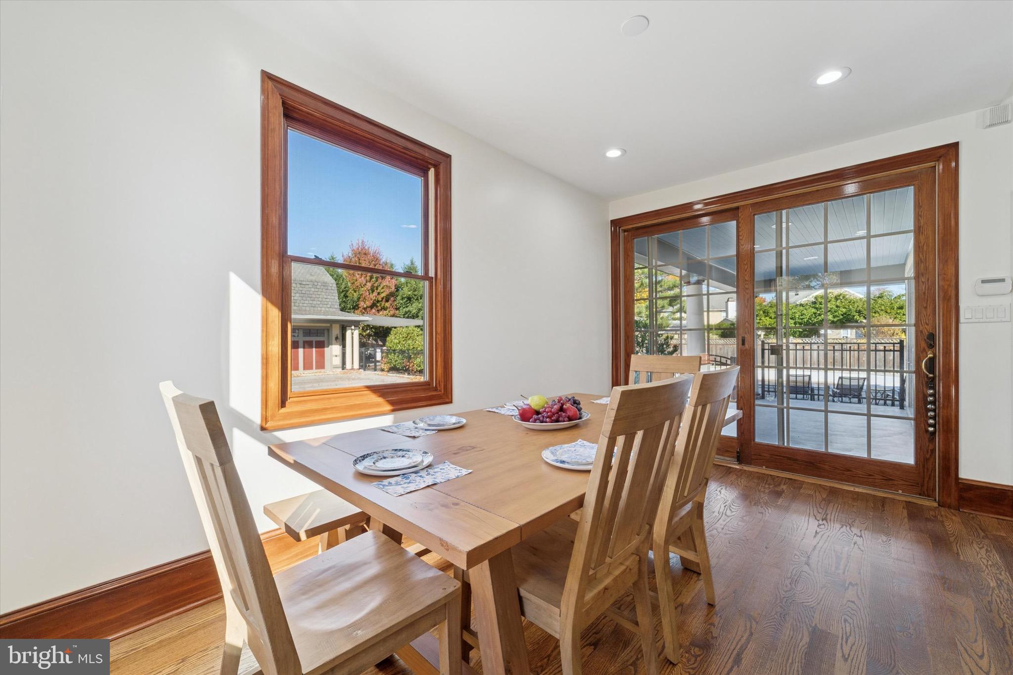 204 East Manoa Road Havertown, PA 19083 - Photo 22 of 80 a view of a dining room with furniture window and wooden floor