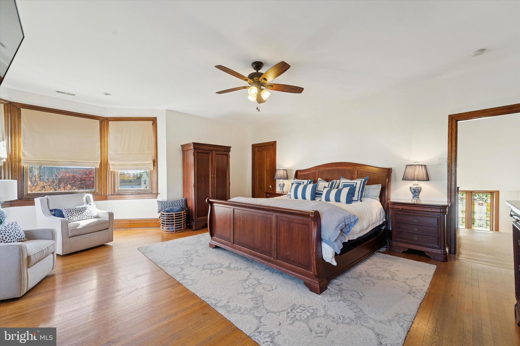 204 East Manoa Road Havertown, PA 19083 - Photo 39 of 80 a bed sitting in a spacious bedroom next to a window