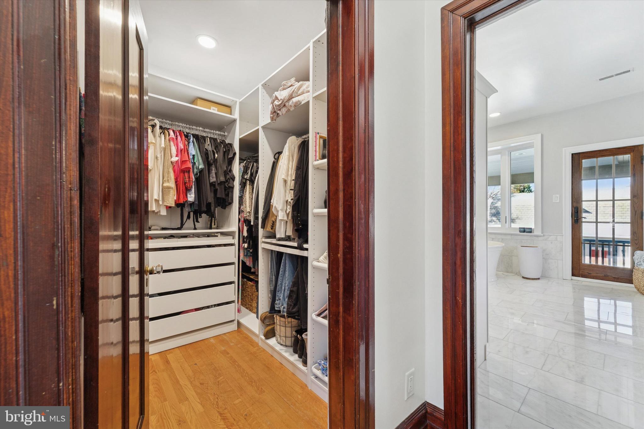 204 East Manoa Road Havertown, PA 19083 - Photo 42 of 80 a view of walk in closet with clothes and shoes